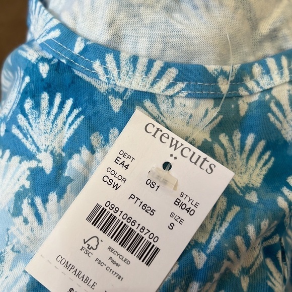 Crewcuts Girls' blue shell T-shirt dress - Picture 5 of 5